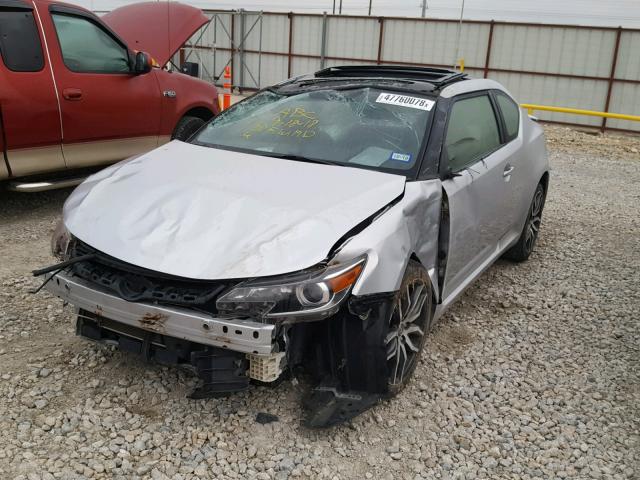 JTKJF5C73E3082765 - 2014 TOYOTA SCION TC 银色 照片 2