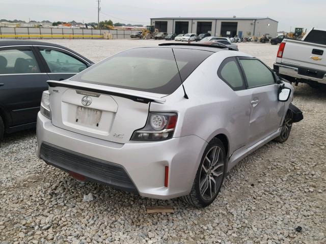 JTKJF5C73E3082765 - 2014 TOYOTA SCION TC 银色 照片 4