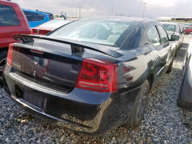 2B3KA43R46H504306 - 2006 DODGE CHARGER SE BLACK photo 4