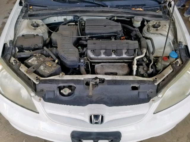 2HGES16354H540888 - 2004 HONDA CIVIC DX V WHITE photo 7