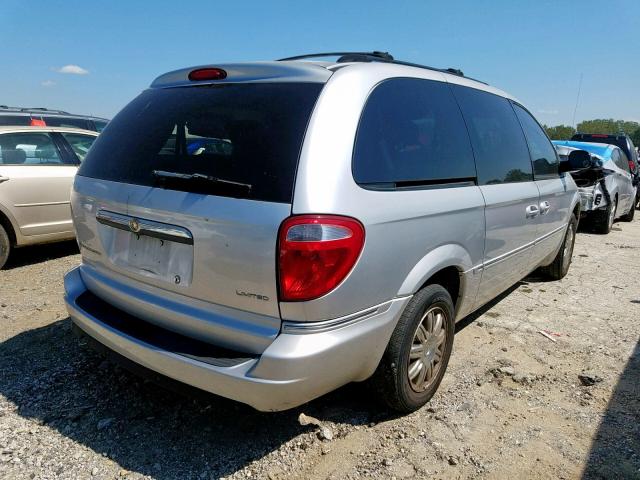 2A8GP64L57R316827 - 2007 CHRYSLER TOWN & COU SILVER photo 4