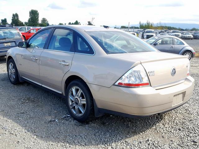 1MEHM43W18G617875 - 2008 MERCURY SABLE PREM TAN photo 3