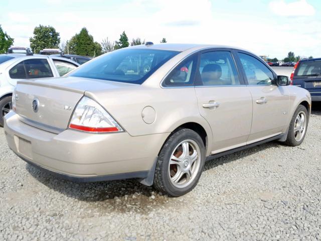 1MEHM43W18G617875 - 2008 MERCURY SABLE PREM TAN photo 4