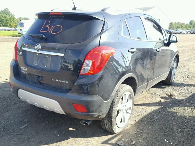 KL4CJASB1GB670888 - 2016 BUICK ENCORE BLACK photo 4