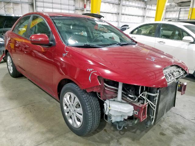 KNAFU4A24B5423012 - 2011 KIA FORTE EX RED photo 1