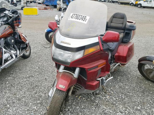 1HFSC221XPA500663 - 1993 HONDA GL1500 A BURGUNDY photo 2