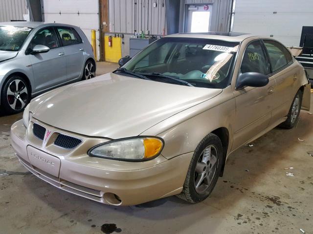1G2NF52E14M552104 - 2004 PONTIAC GRAND AM S BEIGE photo 2