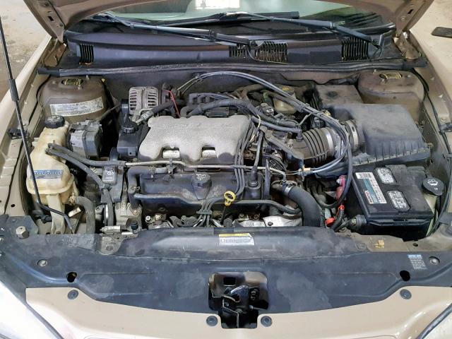 1G2NF52E14M552104 - 2004 PONTIAC GRAND AM S BEIGE photo 7