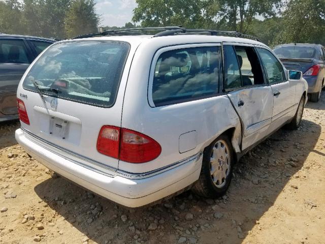 WDBJH65F9XA752456 - 1999 MERCEDES-BENZ E 320 WHITE photo 4