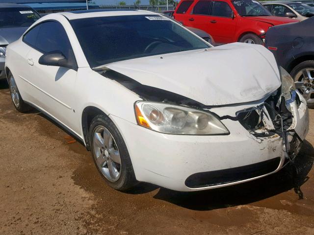 1G2ZH158X64181845 - 2006 PONTIAC G6 GT WHITE photo 1