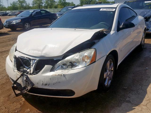 1G2ZH158X64181845 - 2006 PONTIAC G6 GT WHITE photo 2