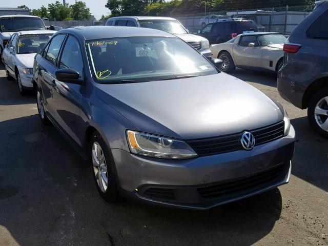 3VW2K7AJ2CM383862 - 2012 VOLKSWAGEN JETTA BASE GRAY photo 1