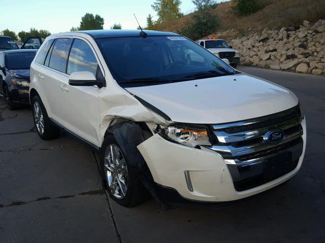 2FMDK4KC9CBA59816 - 2012 FORD EDGE LIMIT WHITE photo 1