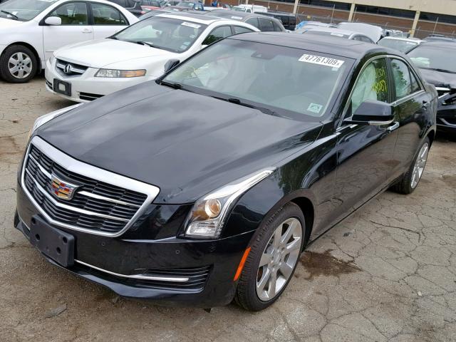 1G6AH5SXXF0131050 - 2015 CADILLAC ATS LUXURY BLACK photo 2