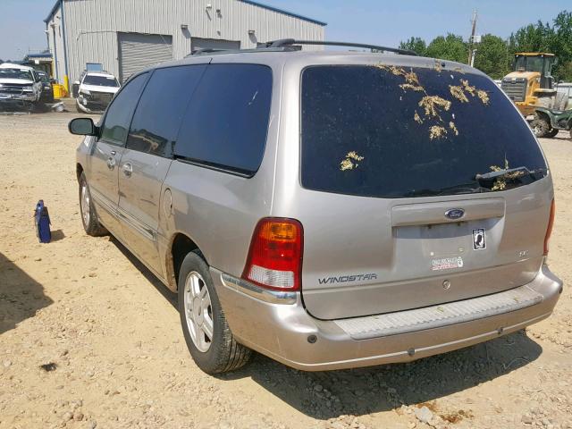 2FMZA52472BA50960 - 2002 FORD WINDSTAR S SILVER photo 3