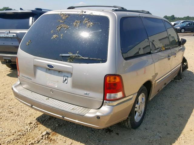 2FMZA52472BA50960 - 2002 FORD WINDSTAR S SILVER photo 4