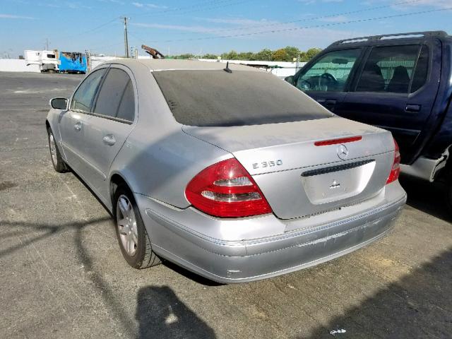 WDBUF56J46A751875 - 2006 MERCEDES-BENZ E 350 SILVER photo 3