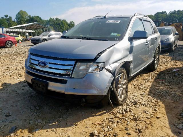 2FMDK48C97BB26945 - 2007 FORD EDGE SEL SILVER photo 2