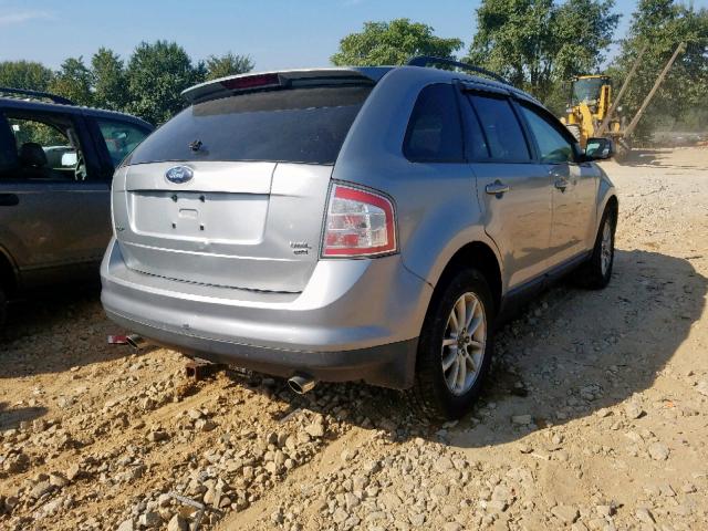 2FMDK48C97BB26945 - 2007 FORD EDGE SEL SILVER photo 4