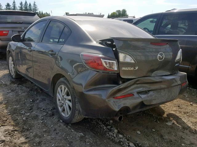 JM1BL1V7XC1685876 - 2012 MAZDA 3 I GRAY photo 3