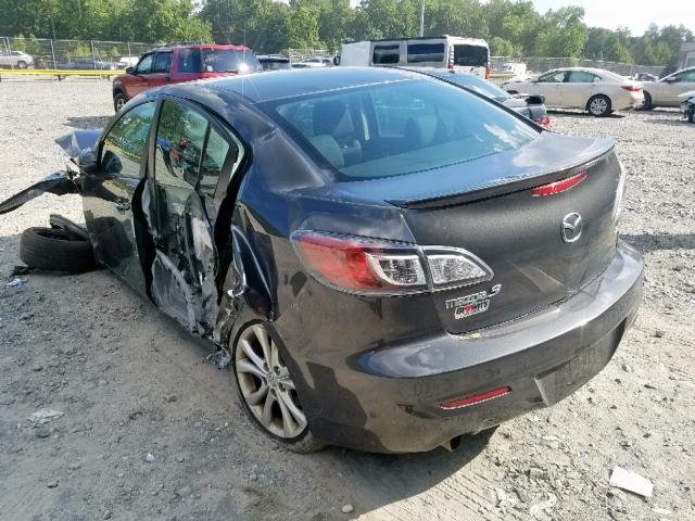 JM1BL1U61B1381469 - 2011 MAZDA 3 S BLACK photo 3