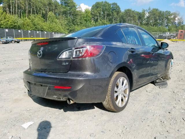 JM1BL1U61B1381469 - 2011 MAZDA 3 S BLACK photo 4