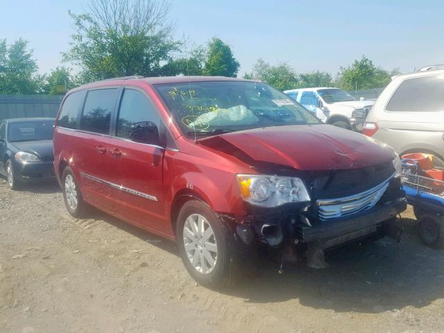 2C4RC1BG0ER374278 - 2014 CHRYSLER TOWN & COU MAROON photo 1