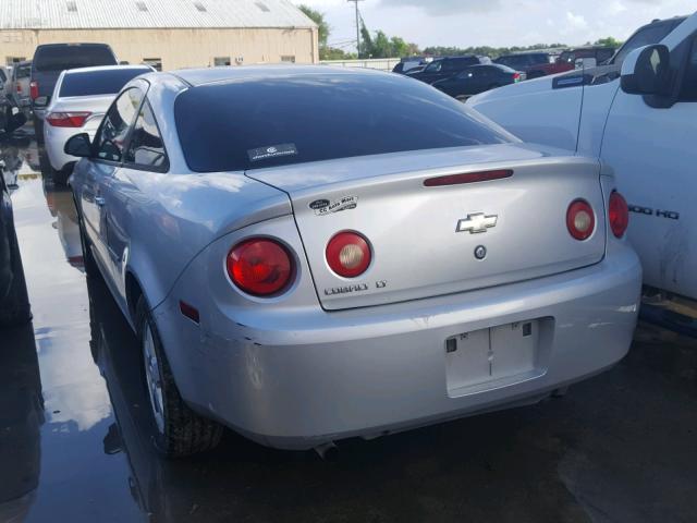 1G1AF1F59A7152095 - 2010 CHEVROLET COBALT 2LT SILVER photo 3