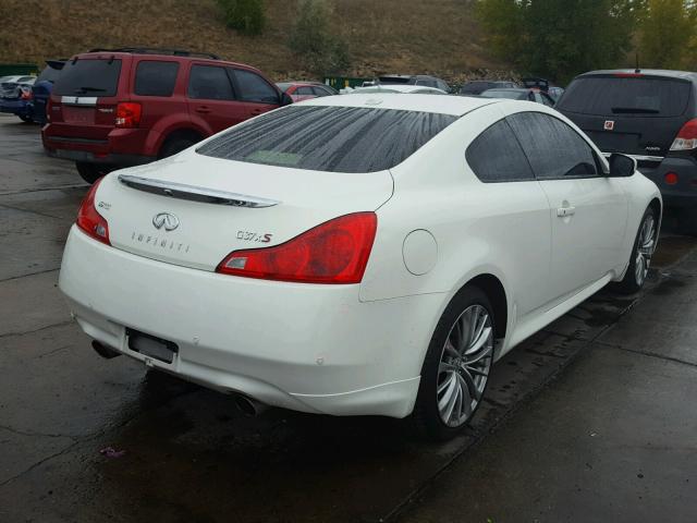 JN1CV6EL3DM981639 - 2013 INFINITI G37 WHITE photo 4