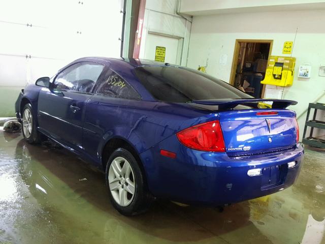 1G2AL15F277389454 - 2007 PONTIAC G5 BLUE photo 3