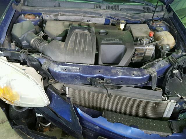 1G2AL15F277389454 - 2007 PONTIAC G5 BLUE photo 7