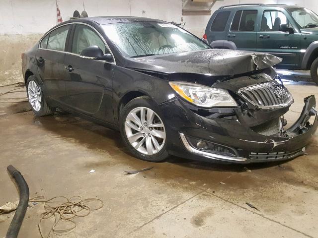 2G4GN5EX2F9282381 - 2015 BUICK REGAL PREM BLACK photo 1