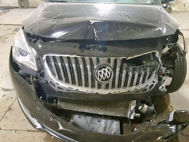 2G4GN5EX2F9282381 - 2015 BUICK REGAL PREM BLACK photo 7