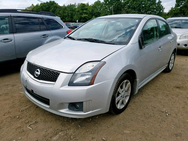 3N1AB6AP6BL669914 - 2011 NISSAN SENTRA 2.0 SILVER photo 2