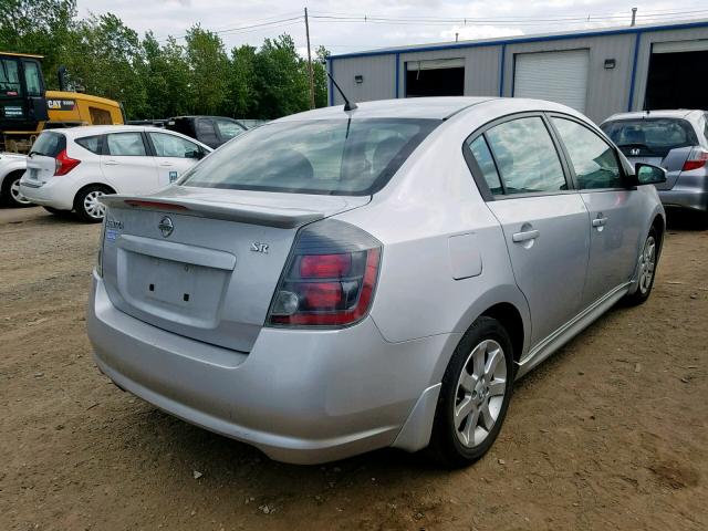 3N1AB6AP6BL669914 - 2011 NISSAN SENTRA 2.0 SILVER photo 4