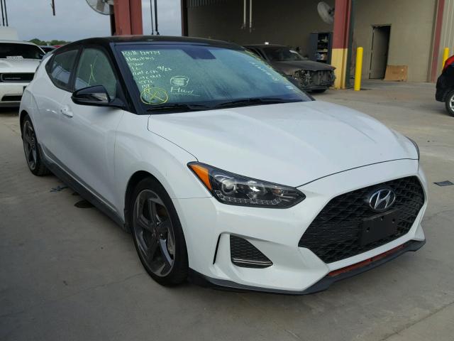 KMHTH6AB2KU004082 - 2019 HYUNDAI VELOSTER T WHITE photo 1