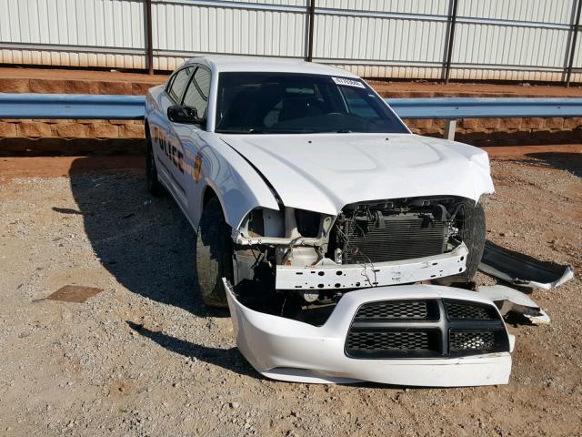 2C3CDXAG2DH734473 - 2013 DODGE CHARGER PO WHITE photo 1