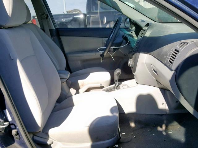 KNAFE222595636125 - 2009 KIA SPECTRA EX BLUE photo 5