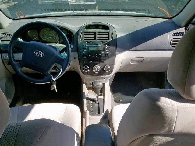 KNAFE222595636125 - 2009 KIA SPECTRA EX BLUE photo 9