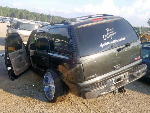 1GKEK13T45R247718 - 2005 GMC YUKON GRAY photo 3