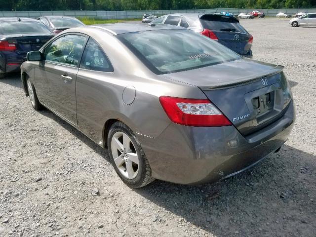 2HGFG12988H543788 - 2008 HONDA CIVIC EXL 灰色 照片 3