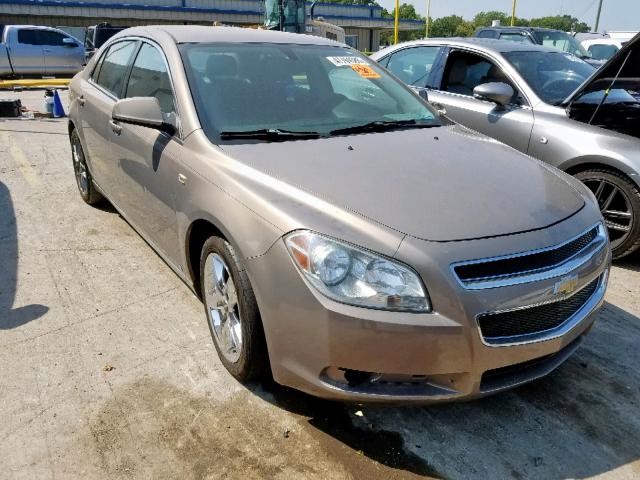 1G1ZH57B28F184525 - 2008 CHEVROLET MALIBU 1LT GOLD photo 1