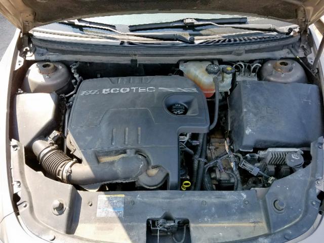 1G1ZH57B28F184525 - 2008 CHEVROLET MALIBU 1LT GOLD photo 7