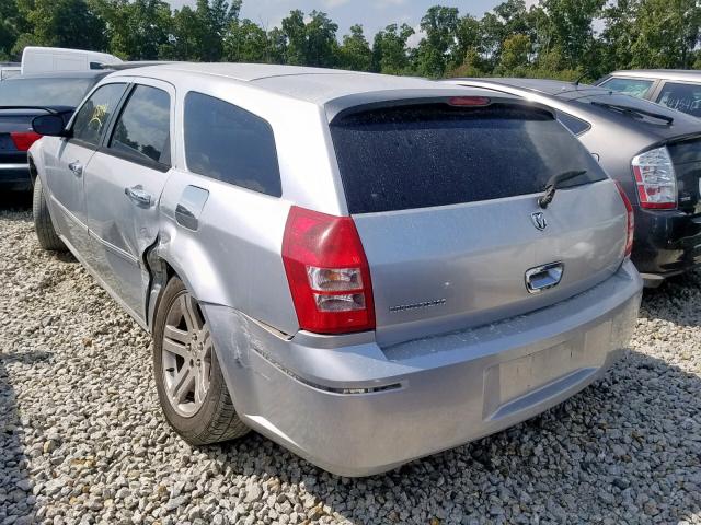 2D4FV47T07H648367 - 2007 DODGE MAGNUM SE SILVER photo 3