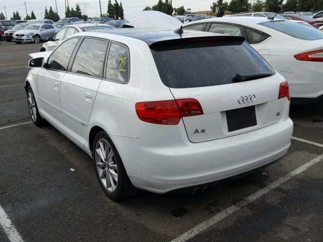 WAUKD78P48A016129 - 2008 AUDI A3 S-LINE WHITE photo 3