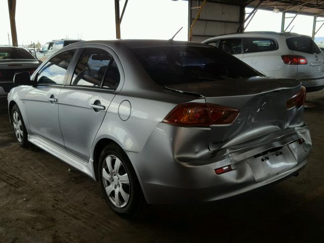 JA32U2FU1BU012221 - 2011 MITSUBISHI LANCER ES/ SILVER photo 3