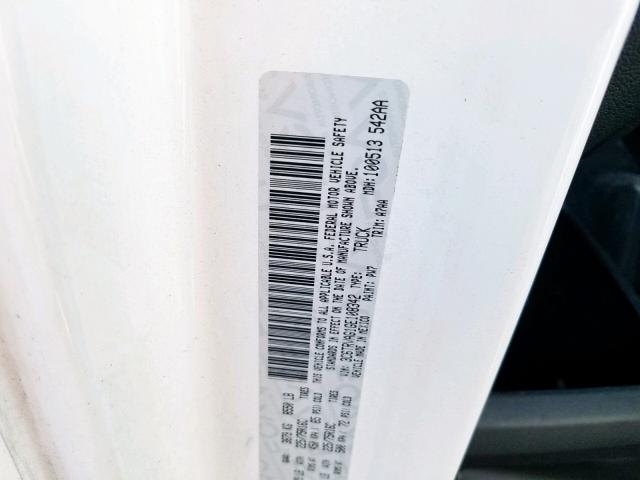 3C6TRVAG1GE108342 - 2016 RAM PROMASTER 白色 照片 10