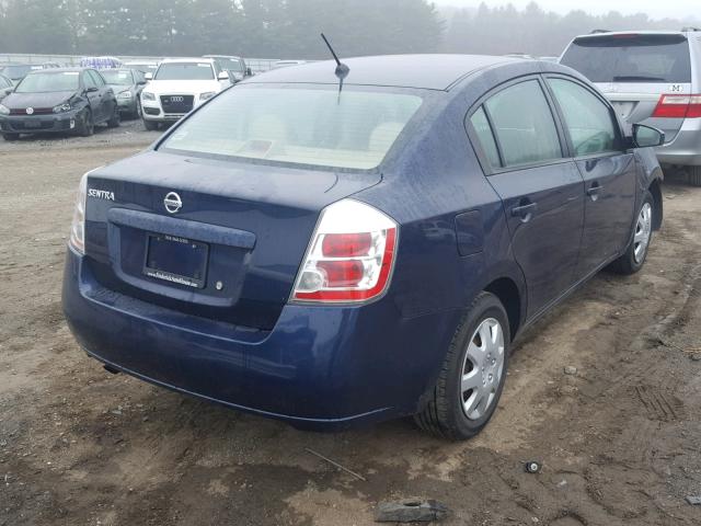 3N1AB61E89L626636 - 2009 NISSAN SENTRA 2.0 BLUE photo 4