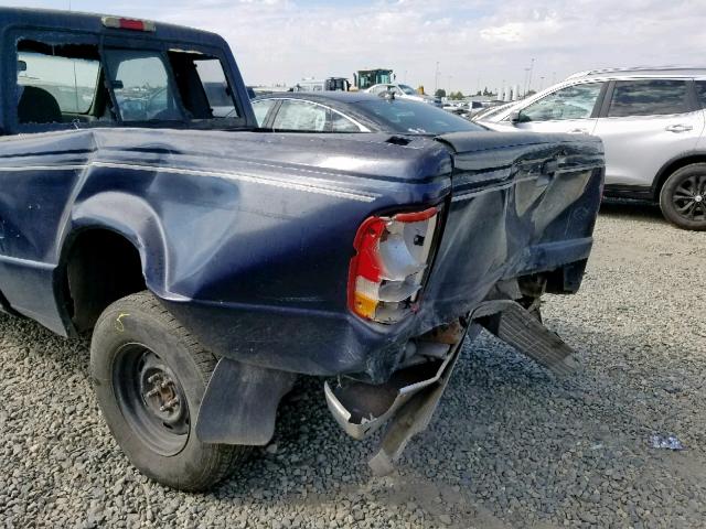 1FTCR14A0RPB78944 - 1994 FORD RANGER SUP BLUE photo 9