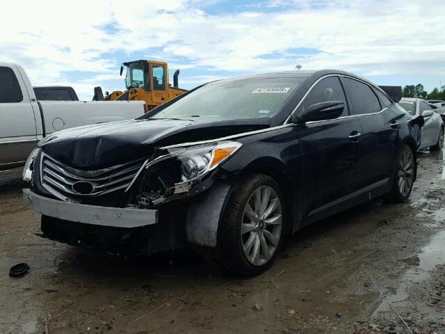 KMHFH4JG1DA217963 - 2013 HYUNDAI AZERA GLS BLACK photo 2